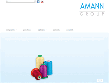 Tablet Screenshot of amann.ro